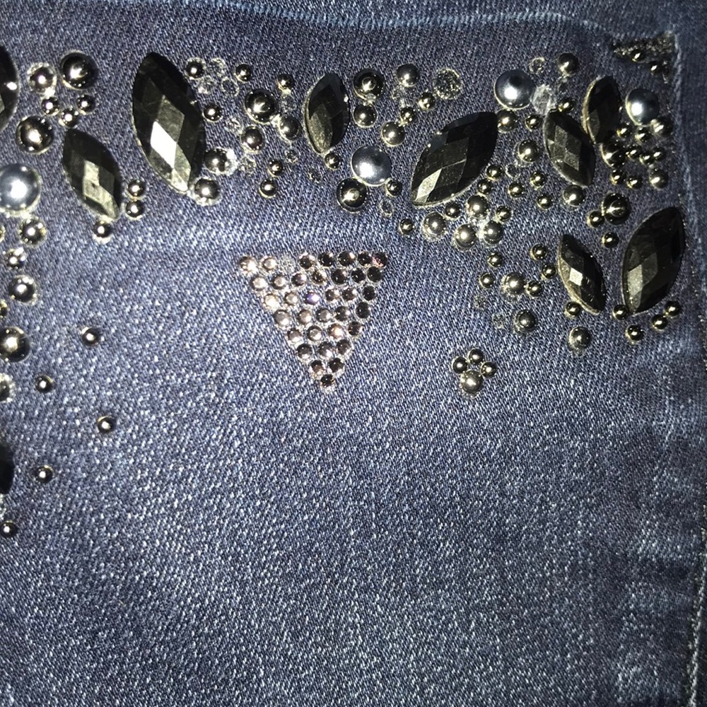 Dark blue studded Guess Jeans - Picture 8 of 8